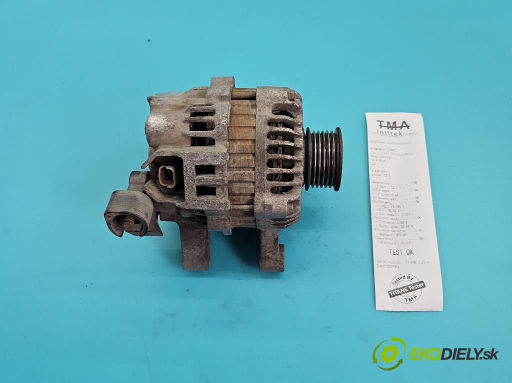 Citroen C3 I 2002-2009 1.1 60 HP manual 44 kW 1124 cm3 5- Alternator 9644904680 (Alternátor)