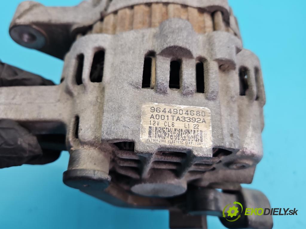 Citroen C3 I 2002-2009 1.1 60 HP manual 44 kW 1124 cm3 5- Alternator 9644904680 (Alternátor)