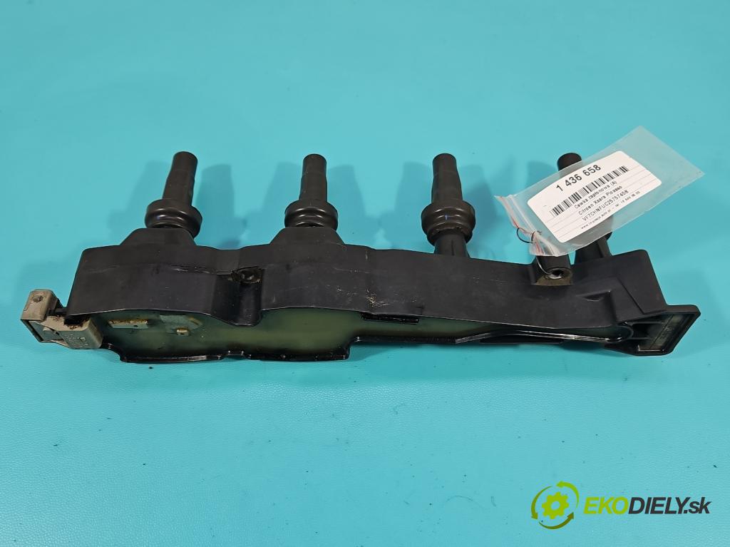 Citroen Xsara Picasso 1.6 16V 109 HP manual 80 kW 1587 cm3 5- cievka zapaľovacia 9636337880 (Zapaľovacia cievka)