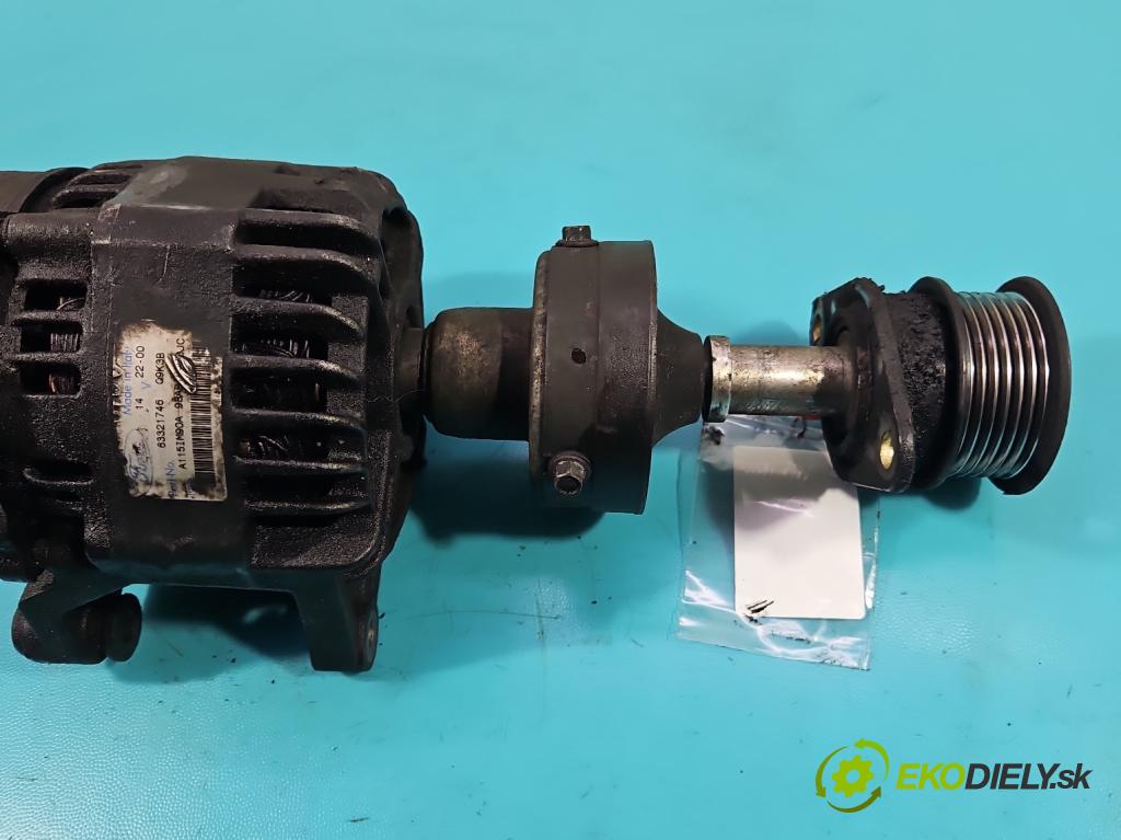 Ford Focus Mk1 1998-2004 1.8 tddi 90 HP manual 66 kW 1753 cm3 5- Alternator  (Alternátor)