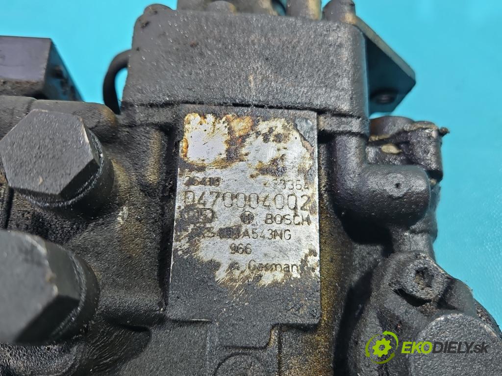 Ford Focus Mk1 1998-2004 1.8 tddi 90 HP manual 66 kW 1753 cm3 5- čerpadlo vstrekovacia 0470004002 (Vstrekovacie čerpadlo)