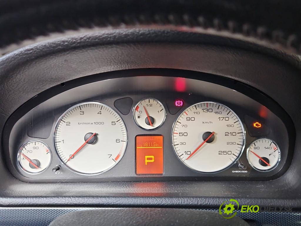 Peugeot 407 2.0 16V 136 HP automatic 100 kW 1997 cm3 4- prístrojovka/ budíky 9658138480 (Prístrojová doska, displej)