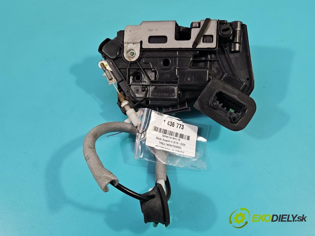 Skoda Superb III 2015-2024 1.8 TSI 179KM automatic 132 kW 1798 cm3 5- zámek zadní levý 6V0839015B