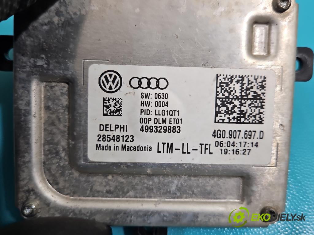 Skoda Octavia III 2013- 1.6 tdi 105 HP manual 77 kW 1598 cm3 5- střídač: xenon 4G0907697D (Riadiaca jednotka xenónu)