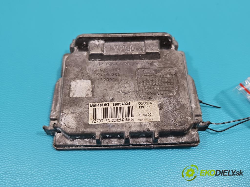 Renault Espace IV 2003-2014 2.0 dci 173KM manual 127 kW 1995 cm3 5- střídač: xenon 89034934 (Riadiaca jednotka xenónu)