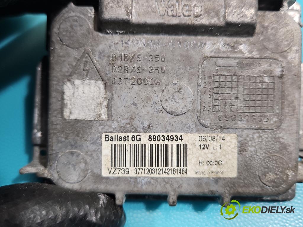 Renault Espace IV 2003-2014 2.0 dci 173KM manual 127 kW 1995 cm3 5- střídač: xenon 89034934 (Riadiaca jednotka xenónu)