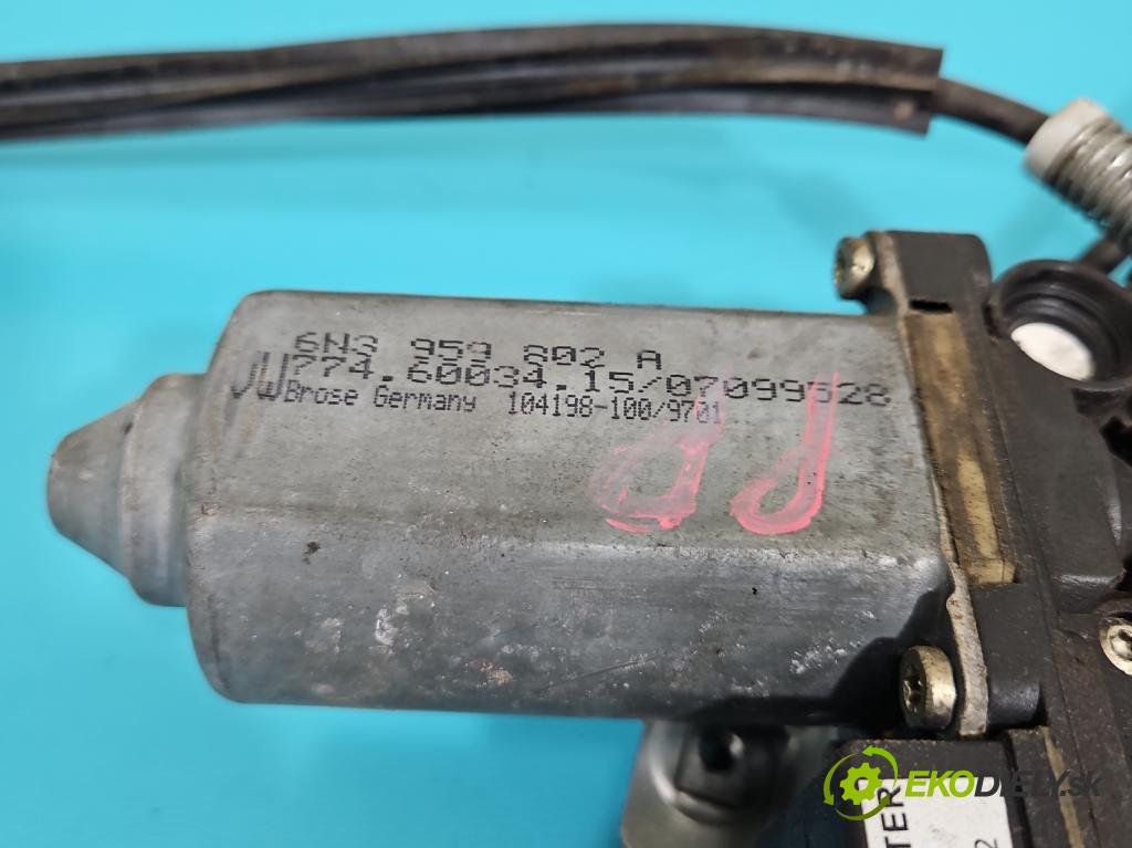 Vw Polo III 6N 1994-2001 1.9 sdi 64 hp manual 47 kW 1896 cm3 5- mechanismus stahování přední pravý 6N3959802A