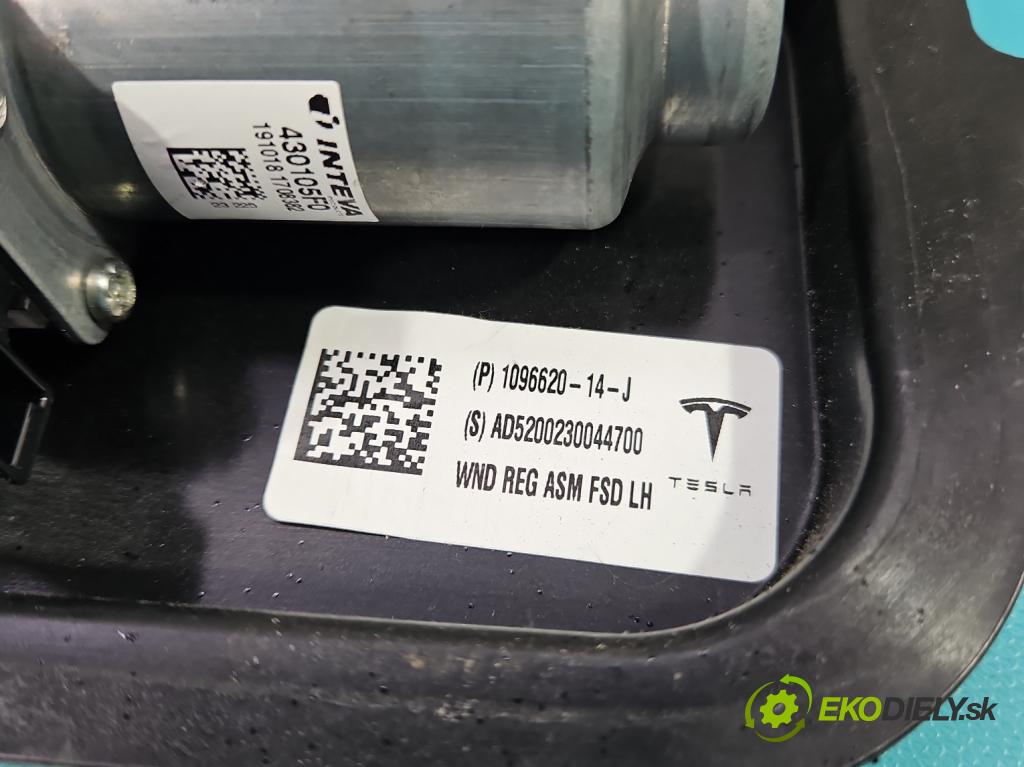 Tesla Model 3 2017- 0.0b: automatic 377 kW  4- mechanismus stahování přední levý 16937283
