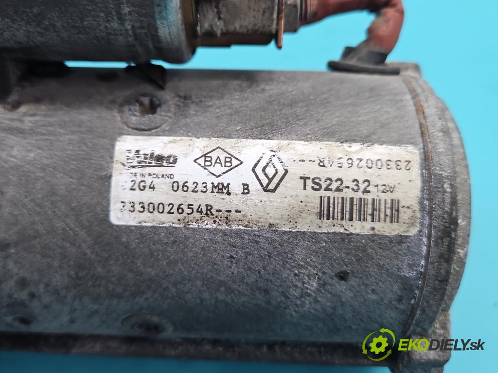 Renault Espace IV 2003-2014 2.0 dci 173KM manual 127 kW 1995 cm3 5- štartér 233002654R (Štartér)