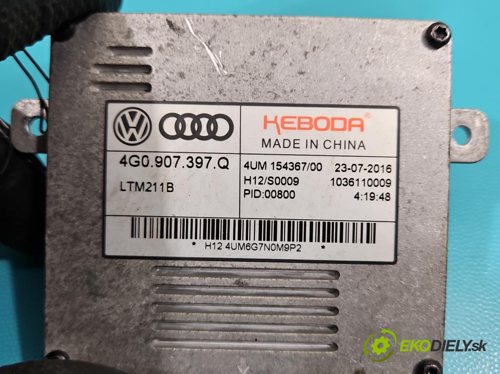 Skoda Superb III 2015-2024 1.8 TSI 179KM automatic 132 kW 1798 cm3 5- střídač: xenon 4G0907397Q (Riadiaca jednotka xenónu)