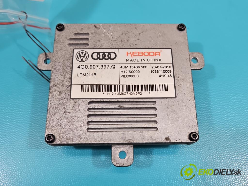 Skoda Superb III 2015-2024 1.8 TSI 179KM automatic 132 kW 1798 cm3 5- střídač: xenon 4G0907397Q (Riadiaca jednotka xenónu)