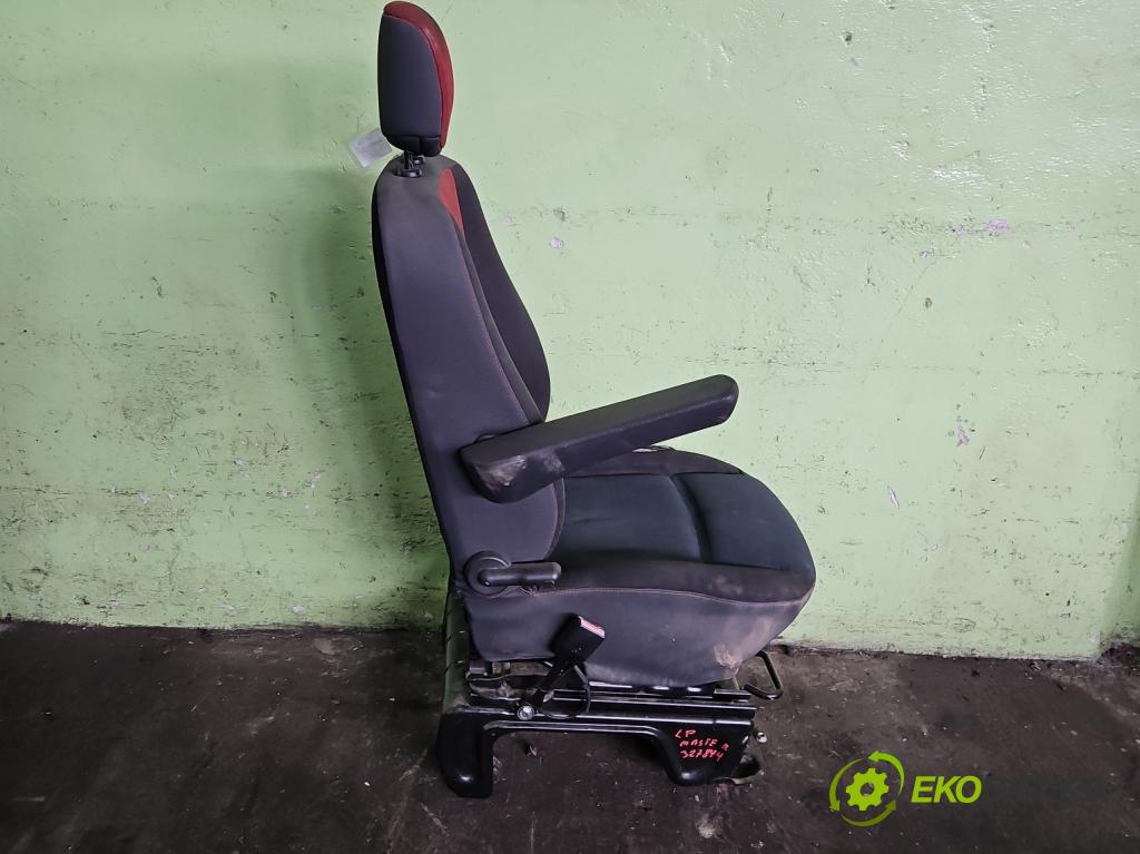 Renault Master III 2010-2019 2.3 dci 101 HP manual 74 kW 2299 cm3 5- Sedačka ľavý  (Sedačka, sedadlo)