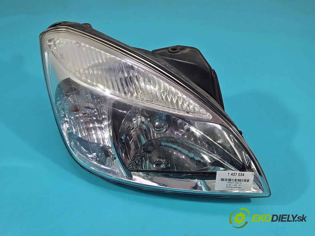 Kia Rio II 2005-2011 1.4 16V 97KM manual 71,3 kW 1399 cm3 5- Reflektor: pravý  (Svetlo predné pravé)