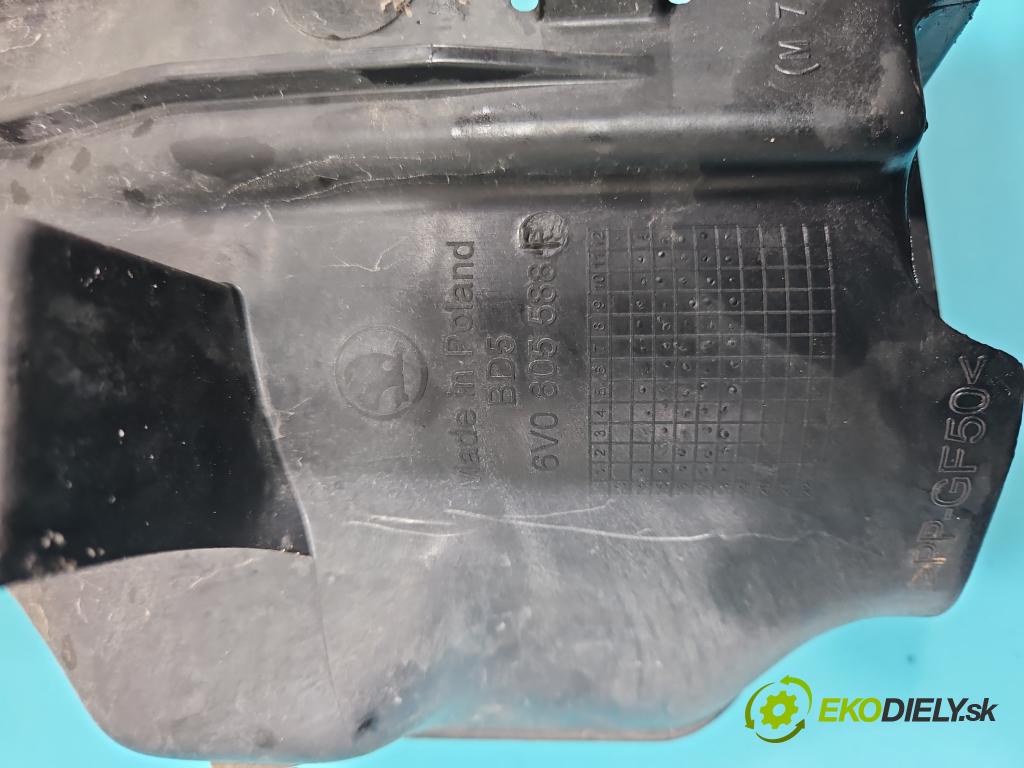 Skoda Fabia III 2014- 2021 1.2 TSI 90 hp manual 66 kW 1197 cm3 5- stěna přední 6V0805588 (Výztuhy přední)