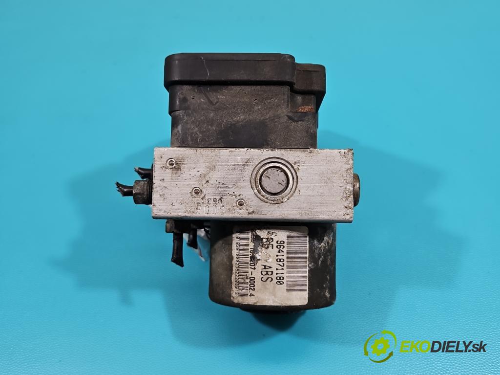 Peugeot 206 1.4 8V 75 HP manual 55 kW 1360 cm3 5- čerpadlo abs 9641871180 (Pumpa ABS)