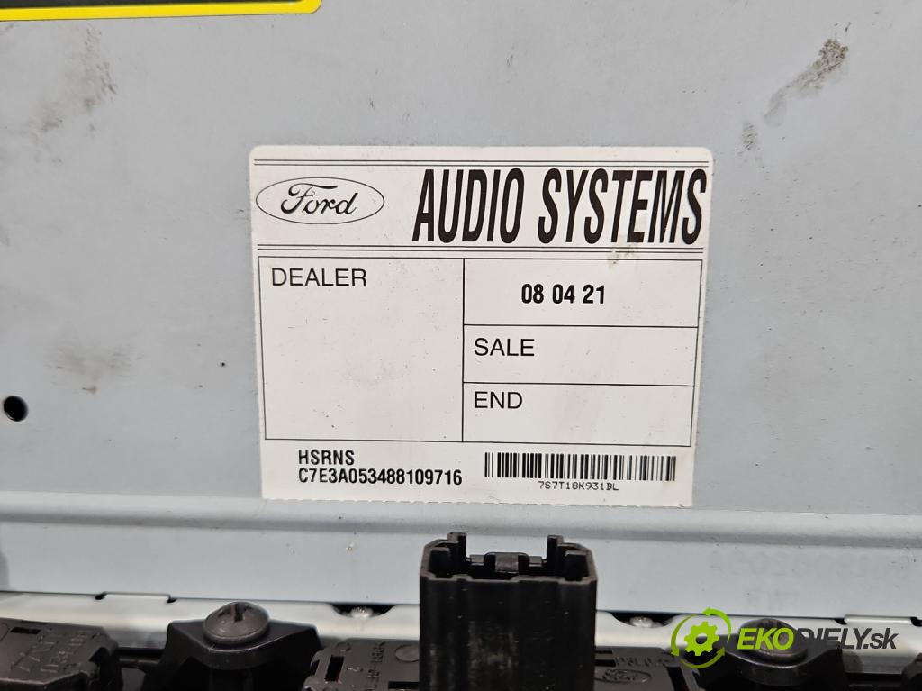 Ford Mondeo Mk4 2007-2014 2.0 tdci 140 HP automatic 103 kW 1997 cm3 5- Radio originál 7S7T18K931BL