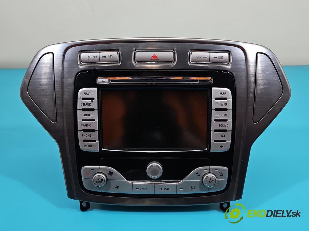 Ford Mondeo Mk4 2007-2014 2.0 tdci 140 HP automatic 103 kW 1997 cm3 5- Radio originál 7S7T18K931BL