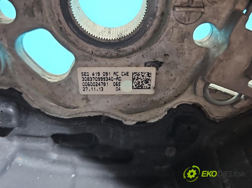 Skoda Octavia III 2013- 1.6 tdi 105 HP manual 77 kW 1598 cm3 5- volant 5E0419091AC (Volant)