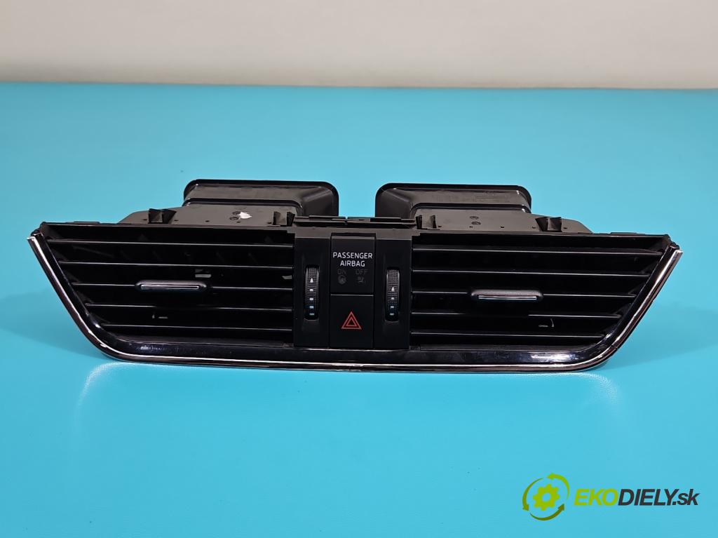 Skoda Octavia III 2013- 1.6 tdi 105 HP manual 77 kW 1598 cm3 5- Mřížka: kúrenia stredová 5E0820951A (Mriežka kúrenia (fukár))