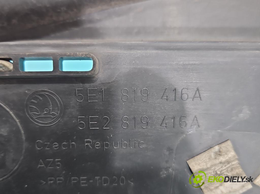 Skoda Octavia III 2013- 1.6 tdi 105 HP manual 77 kW 1598 cm3 5- torpédo 5E1819416A (Torpédo (plast pod čelným sklom))