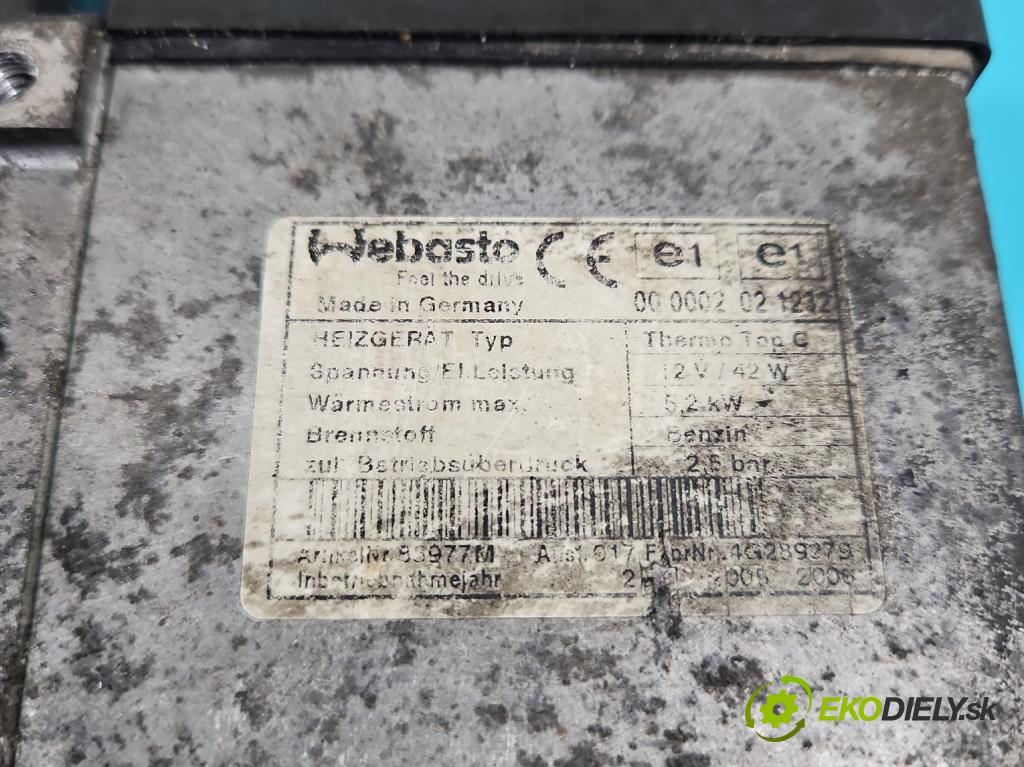 Peugeot 407 2.0 16V 136 HP automatic 100 kW 1997 cm3 4- Webasto  (Webasto (nezávislé kúrenie))