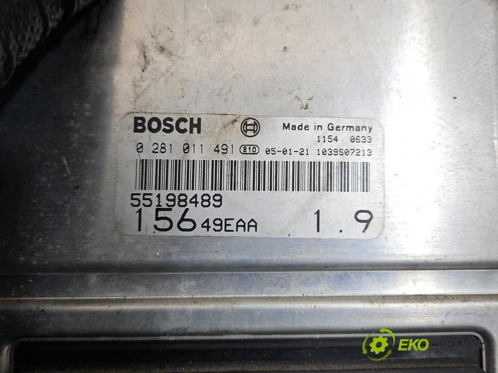 Alfa romeo 156 1.9 jtd 116 HP manual 85 kW 1910 cm3 5- riadiaca jednotka motora 55198489