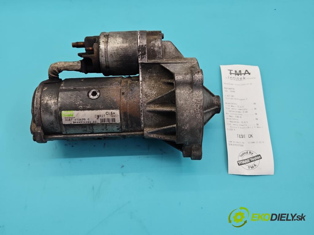 Citroen C4 Picasso I 2006-2013 2.0 hdi 136 HP automatic 100 kW 1997 cm3 5- štartér D8R27 (Štartér)