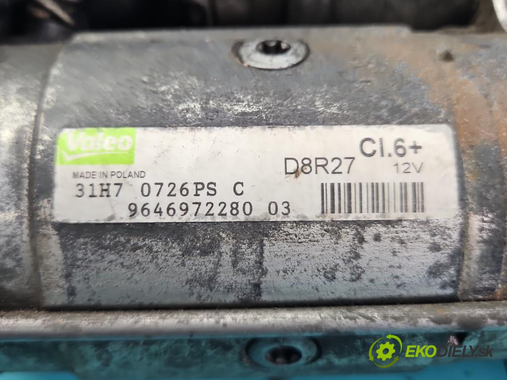 Citroen C4 Picasso I 2006-2013 2.0 hdi 136 HP automatic 100 kW 1997 cm3 5- štartér D8R27 (Štartér)
