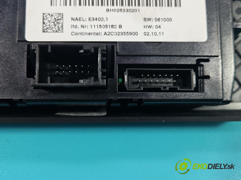 Bmw 3 E90 2005-2013 2.0d 184hp automatic 135 kW 1995 cm3 5- panel kúrenia 9263302