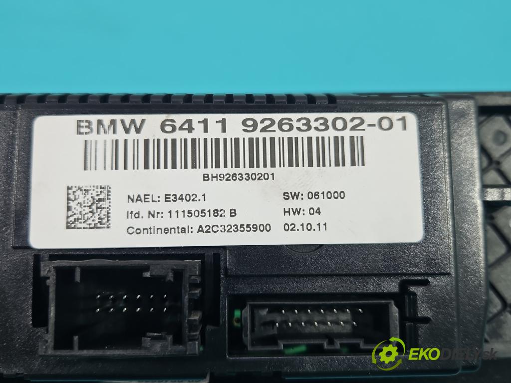 Bmw 3 E90 2005-2013 2.0d 184hp automatic 135 kW 1995 cm3 5- panel kúrenia 9263302