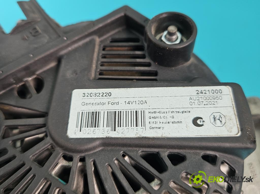Ford Focus Mk3 2010-2018 1.6 16V 105 HP manual 77 kW 1596 cm3 5- Alternator  (Alternátor)