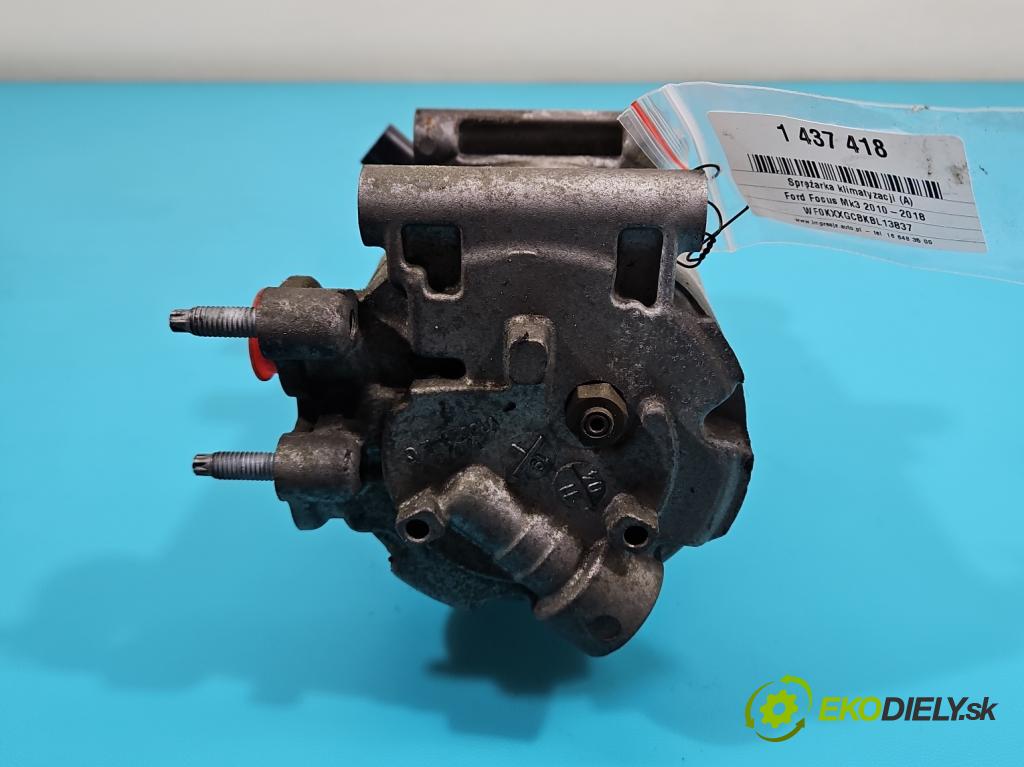 Ford Focus Mk3 2010-2018 1.6 16V 105 HP manual 77 kW 1596 cm3 5- Kompresor: klimatizácie AV61-19D629-CA (Kompresor klimatizácie)