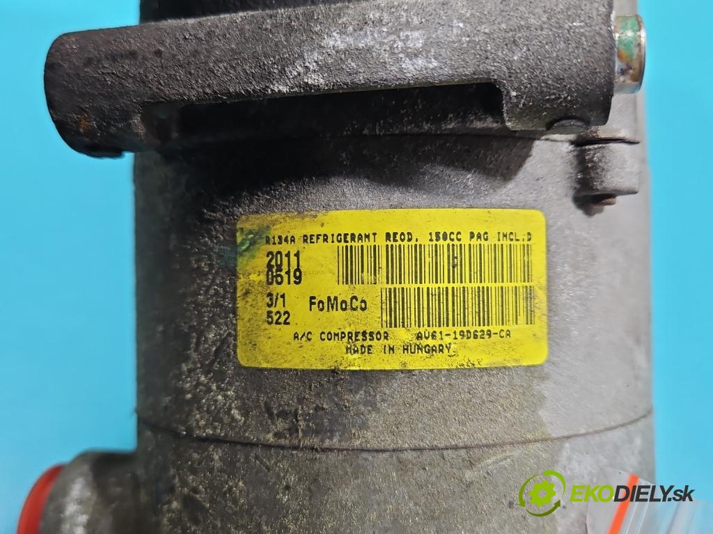 Ford Focus Mk3 2010-2018 1.6 16V 105 HP manual 77 kW 1596 cm3 5- Kompresor: klimatizácie AV61-19D629-CA (Kompresor klimatizácie)