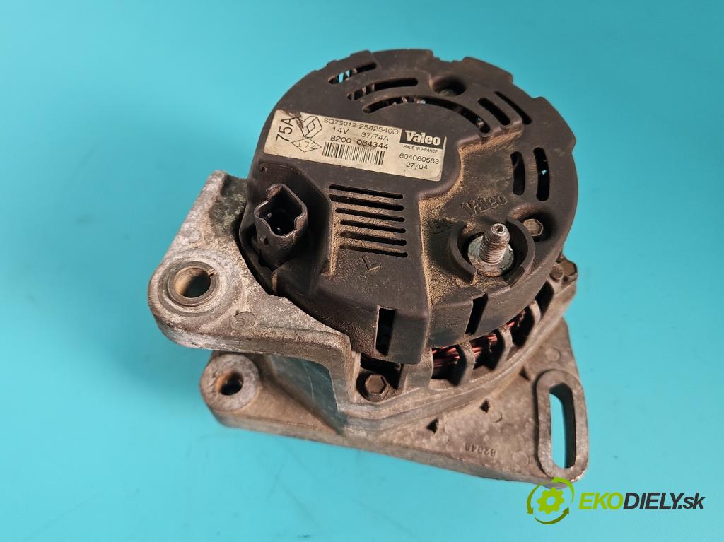 Renault Clio II 1998-2012 1,2.0 8V 58 HP manual 43 kW 1149 cm3 3- Alternator 8200064344 (Alternátor)