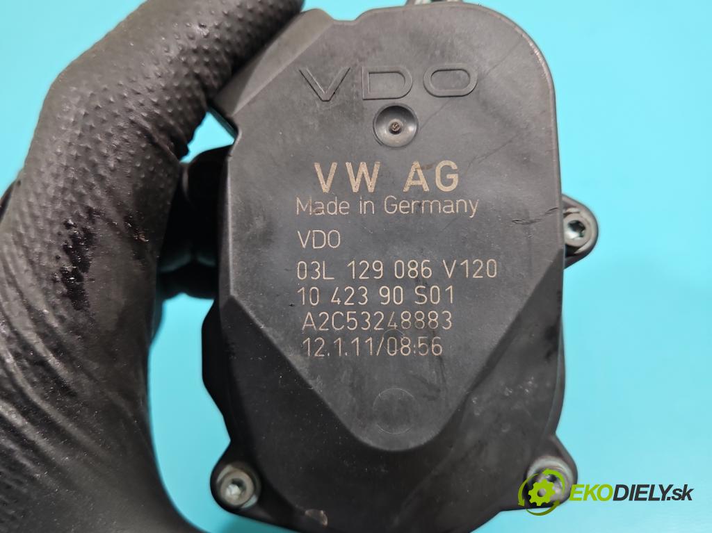 Audi A4 B8 2007-2015 2.0 tdi 143 HP automatic 105 kW 1968 cm3 5- Ovladač: klapky: kolektor 03L129086 (Motorček ostatné)