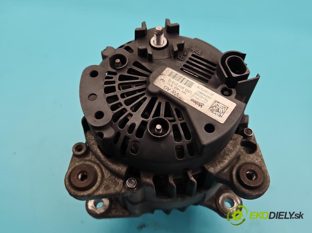 Audi A4 B8 2007-2015 2.0 tdi 143 HP automatic 105 kW 1968 cm3 5- Alternator 03G903016G (Alternátor)