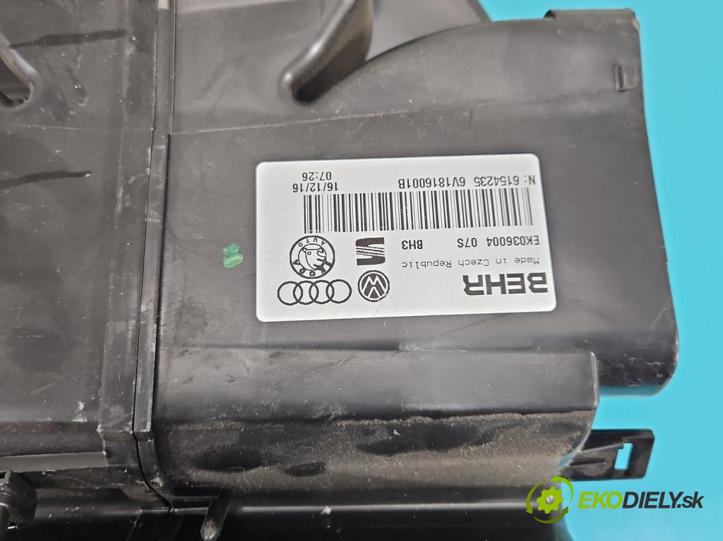 Skoda Fabia III 2014- 2021 1.2 TSI 90 hp manual 66 kW 1197 cm3 5- radiátor 6V1816001B (Radiátory topení)