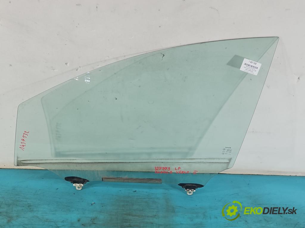 Toyota Corolla Verso II 2004-2009 2.0 D4D 116 HP manual 85 kW 1995 cm3 5- sklo dvere predné ľavé 