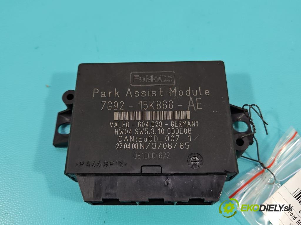 Ford Mondeo Mk4 2007-2014 2.0 tdci 140 HP automatic 103 kW 1997 cm3 5- riadiaca jednotka parkovaní: 7G92-15K866-AE