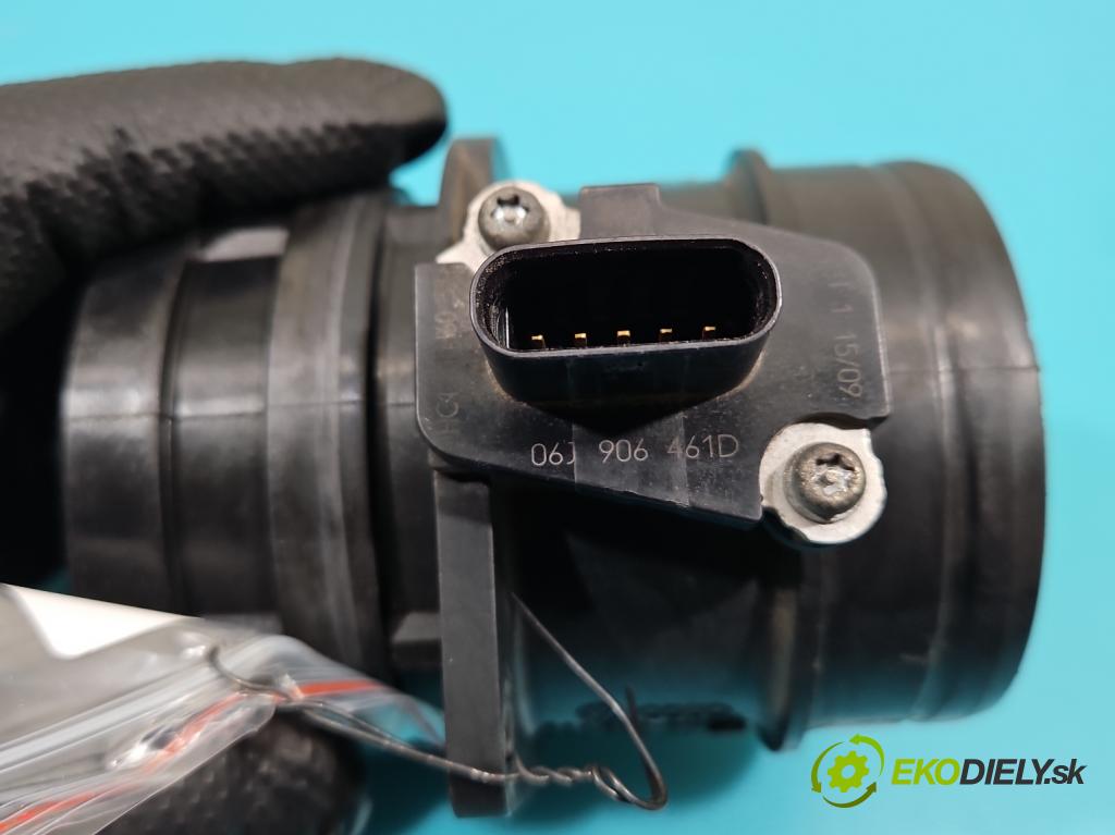 Audi A5 8T 2007-2016 2.0 TFSI 211KM automatic 155 kW 1984 cm3 2- průtokoměr: 06J906461D (Váha vzduchu)