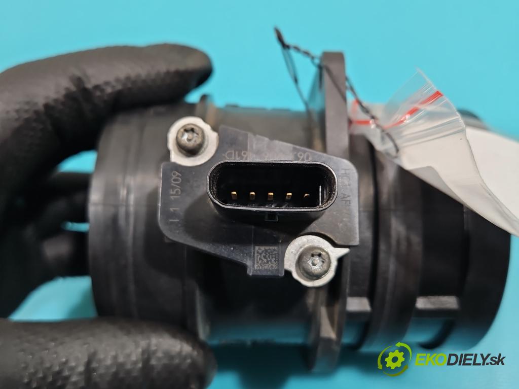 Audi A5 8T 2007-2016 2.0 TFSI 211KM automatic 155 kW 1984 cm3 2- průtokoměr: 06J906461D (Váha vzduchu)