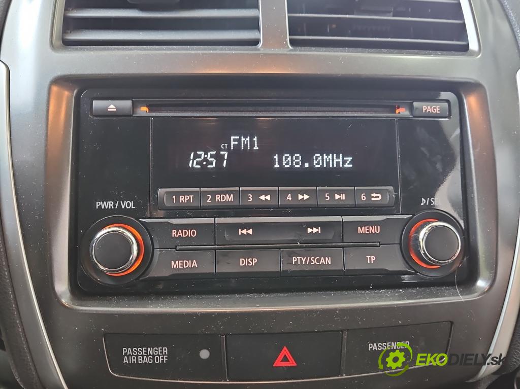 Mitsubishi ASX 2010-2021 1.6 16v 117 HP manual 86 kW 1590 cm3 5- Radio originál 8701A495