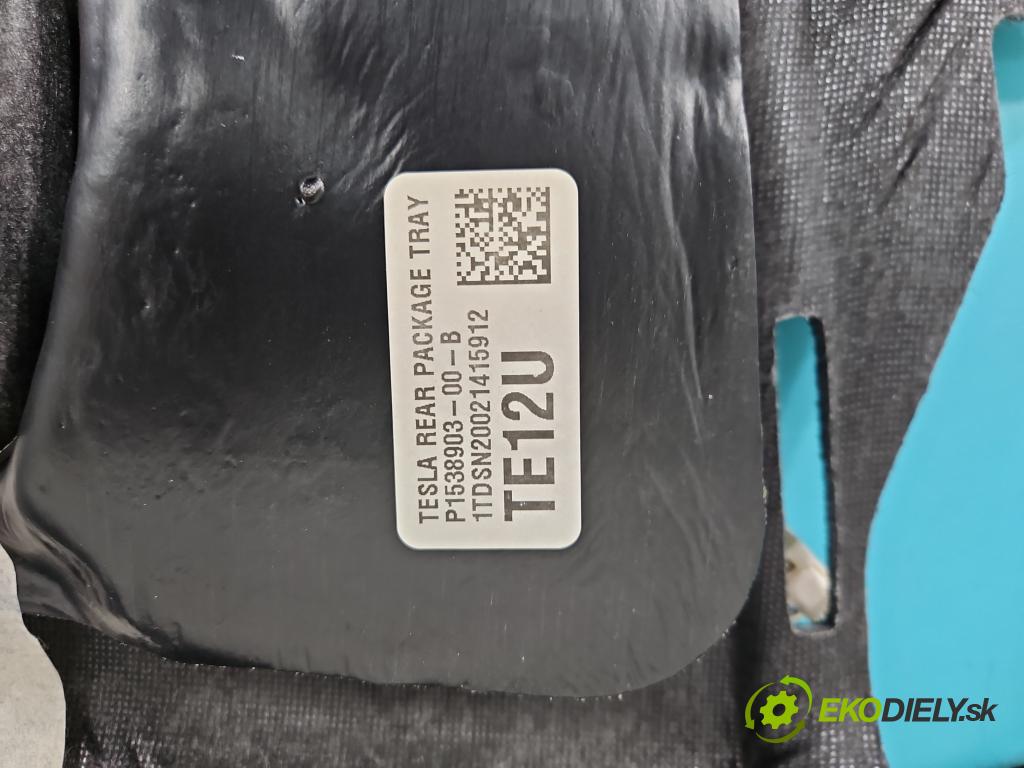 Tesla Model 3 2017- 0.0b: automatic 377 kW  4- zadná P1538903-00-B (Pláto zadné)
