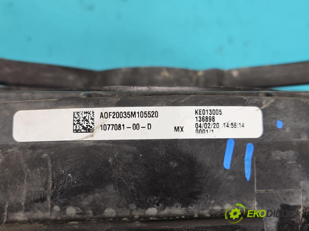 Tesla Model 3 2017- 0.0b: automatic 377 kW 4- Ventilátor chladiča 1077084-00-E
