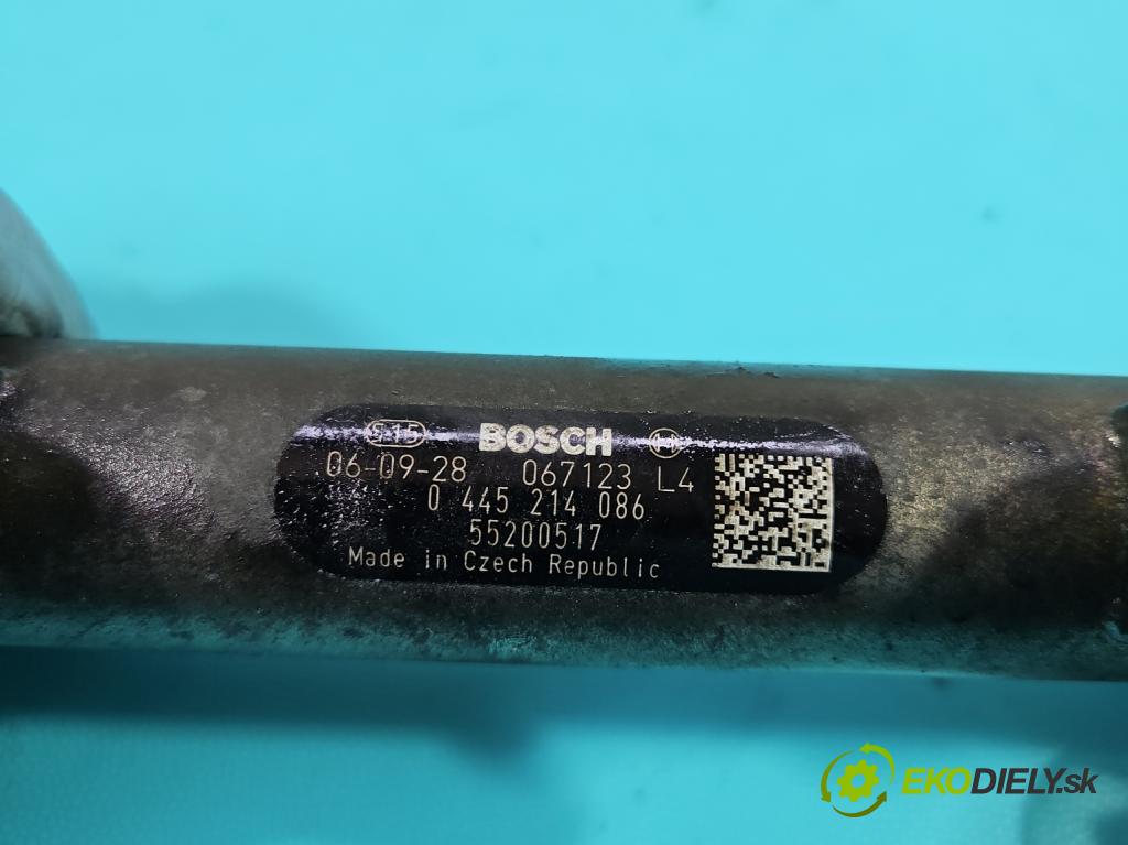 Opel Astra III 2004-2014 1,3.0 cdti 90 HP manual 66 kW 1248 cm3 5- lišta vstrekovacia 0445214086 (Vstrekovacia lišta)