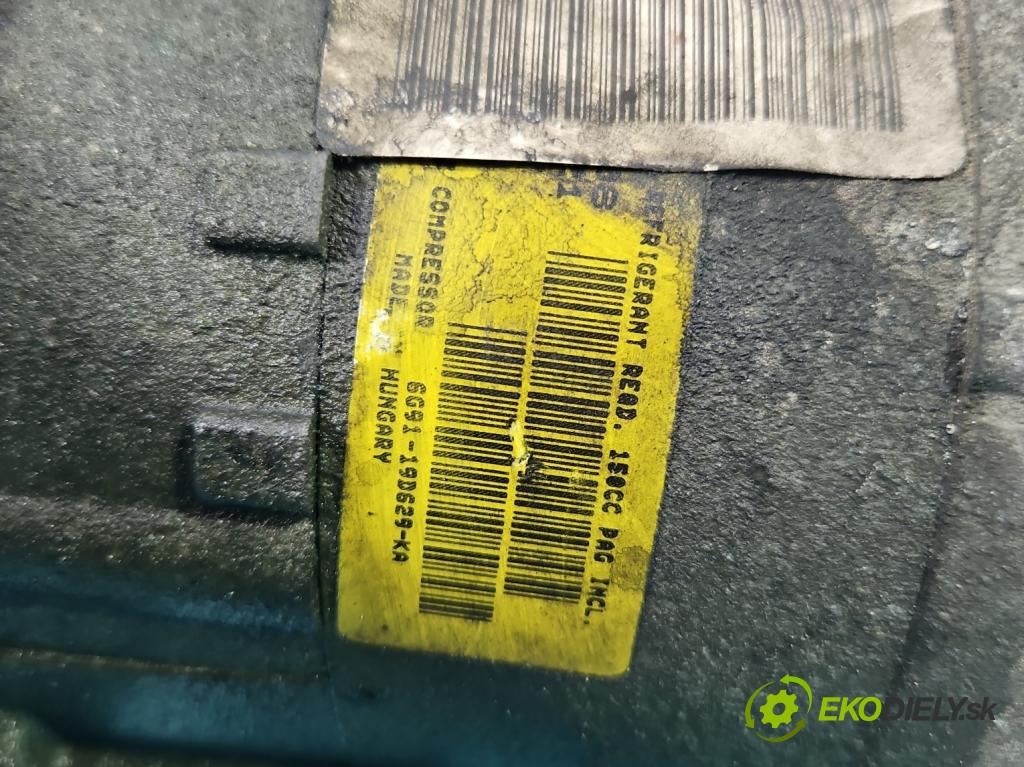 Ford Mondeo Mk4 2007-2014 2.0 tdci 140 HP automatic 103 kW 1997 cm3 5- Kompresor: klimatizácie 6G91-19D629-KA (Kompresor klimatizácie)