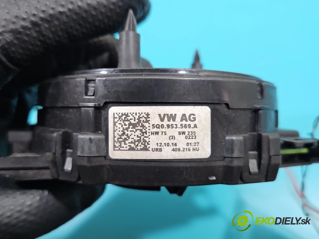 Skoda Superb III 2015-2024 1.8 TSI 179KM automatic 132 kW 1798 cm3 5- Páska: airbag 5Q0953569A (Airbagy)