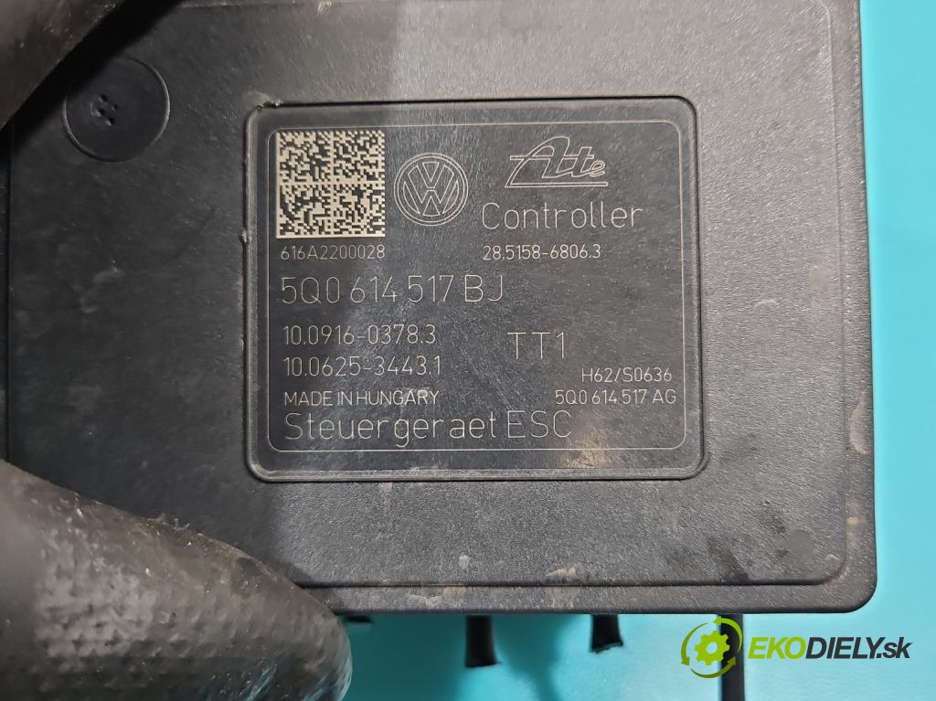 Skoda Superb III 2015-2024 1.8 TSI 179KM automatic 132 kW 1798 cm3 5- čerpadlo abs 5Q0614517BJ (Pumpa ABS)