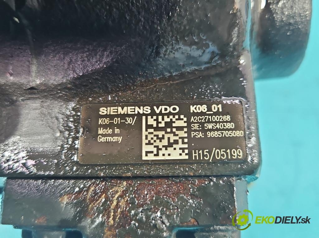 Ford Mondeo Mk4 2007-2014 2.0 tdci 140 HP automatic 103 kW 1997 cm3 5- čerpadlo vstrekovacia 9685705080 (Vstrekovacie čerpadlo)