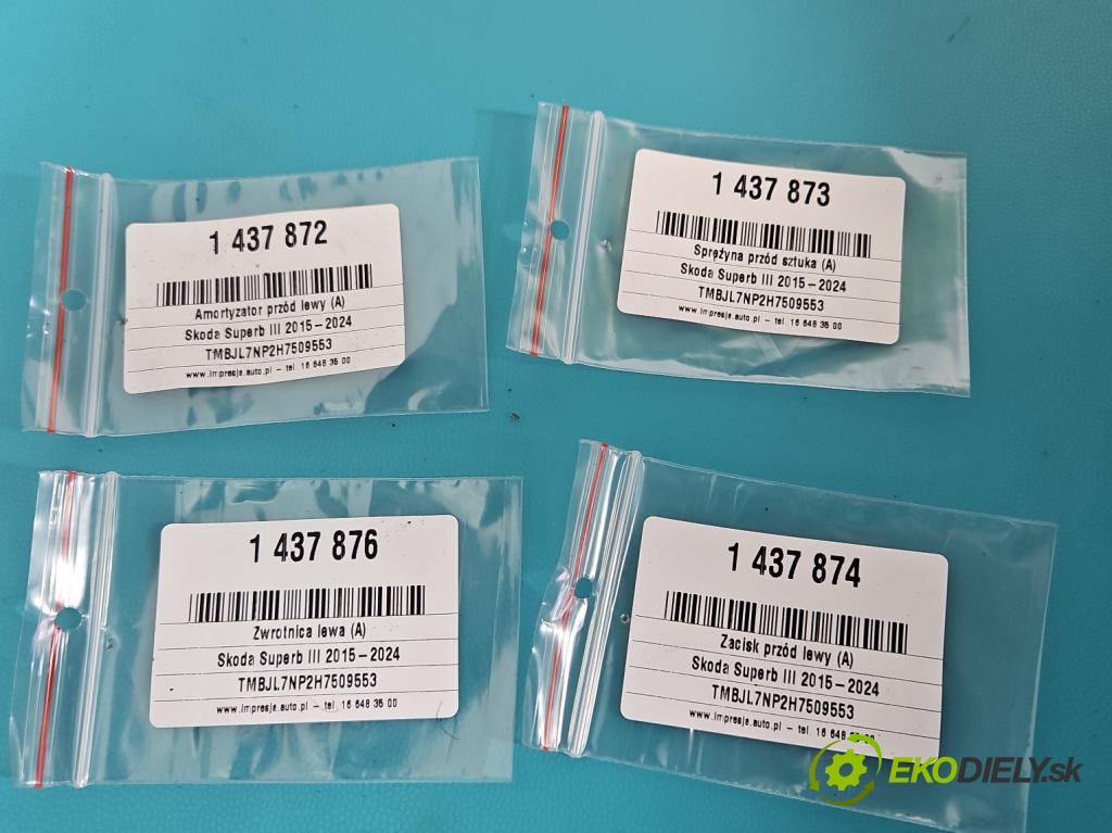 Skoda Superb III 2015-2024 1.8 TSI 179KM automatic 132 kW 1798 cm3 5- náboj ľavé  (Náboj)